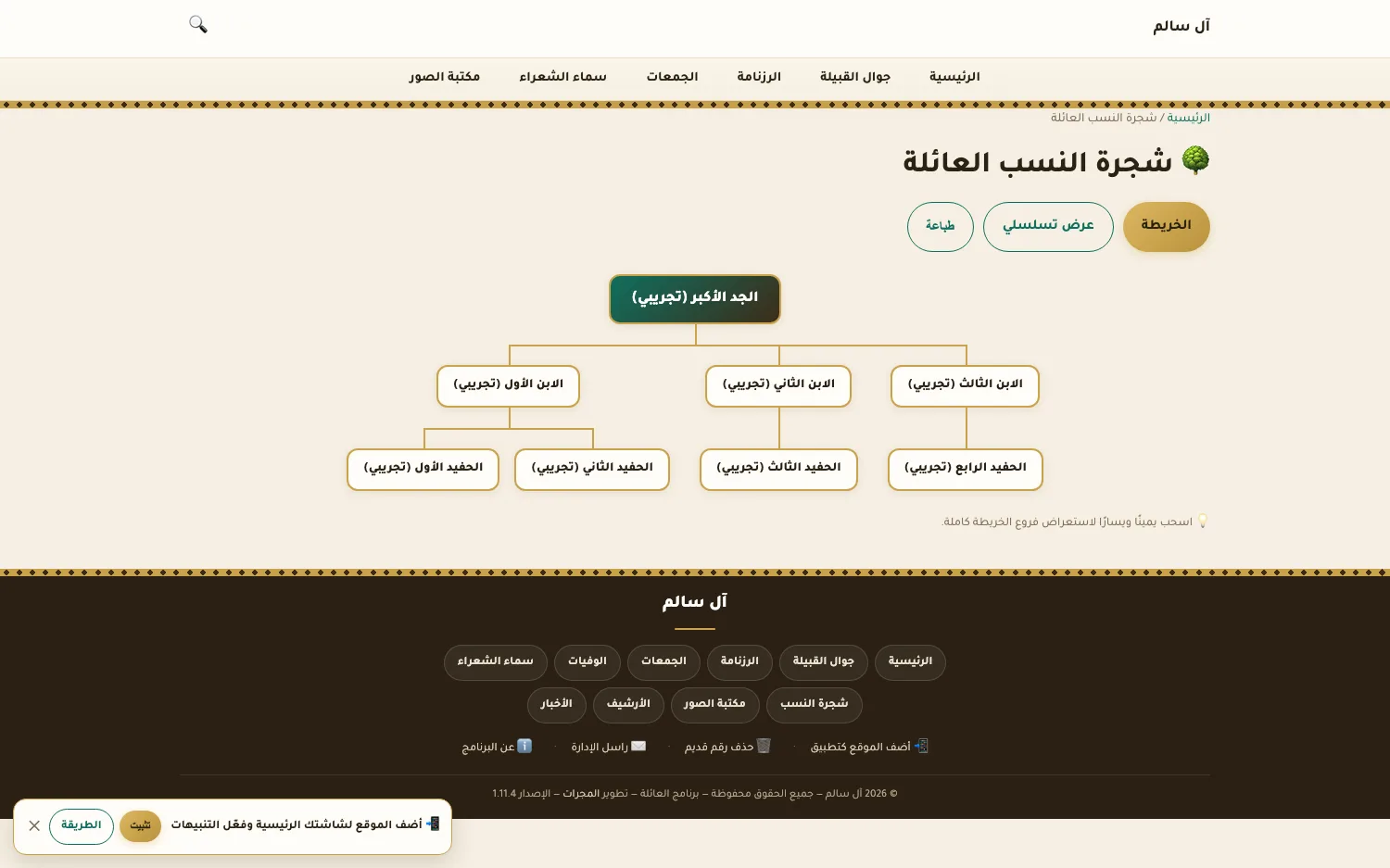 شجرة النسب