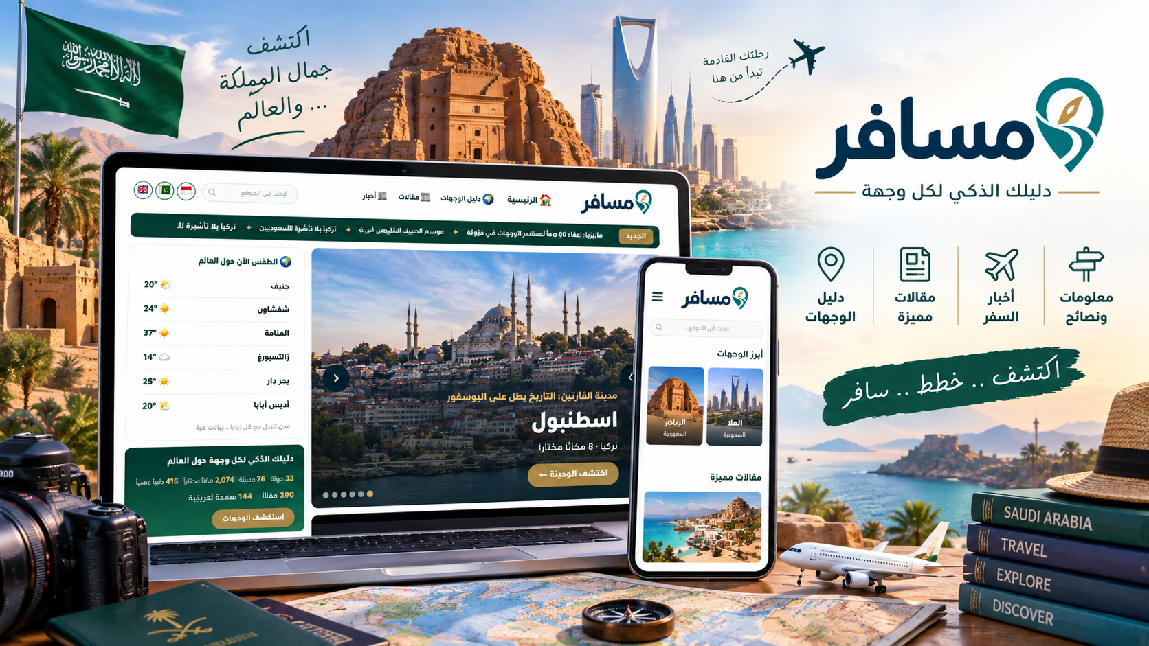موقع وتطبيق مسافر